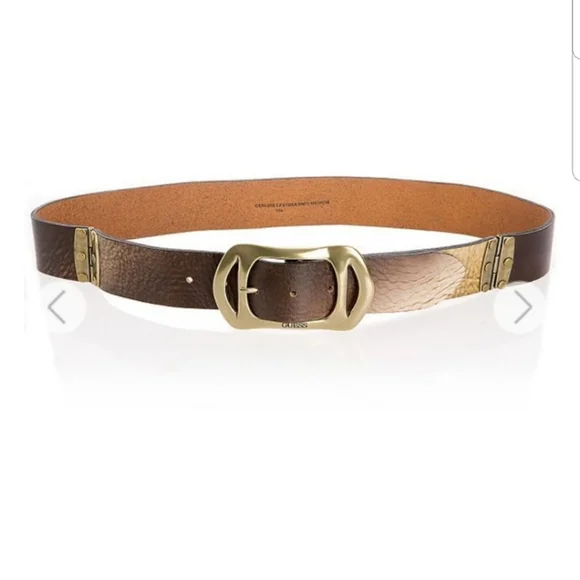 GUESS Genuine Leather Ombré Hinged Belt RARE GUESS Genuine Leather Ombré Hinged Belt RARE main image 2